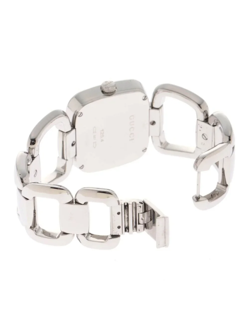Gucci G Collection 125.4 Watch Stainless Steel White Shell Dial Quartz